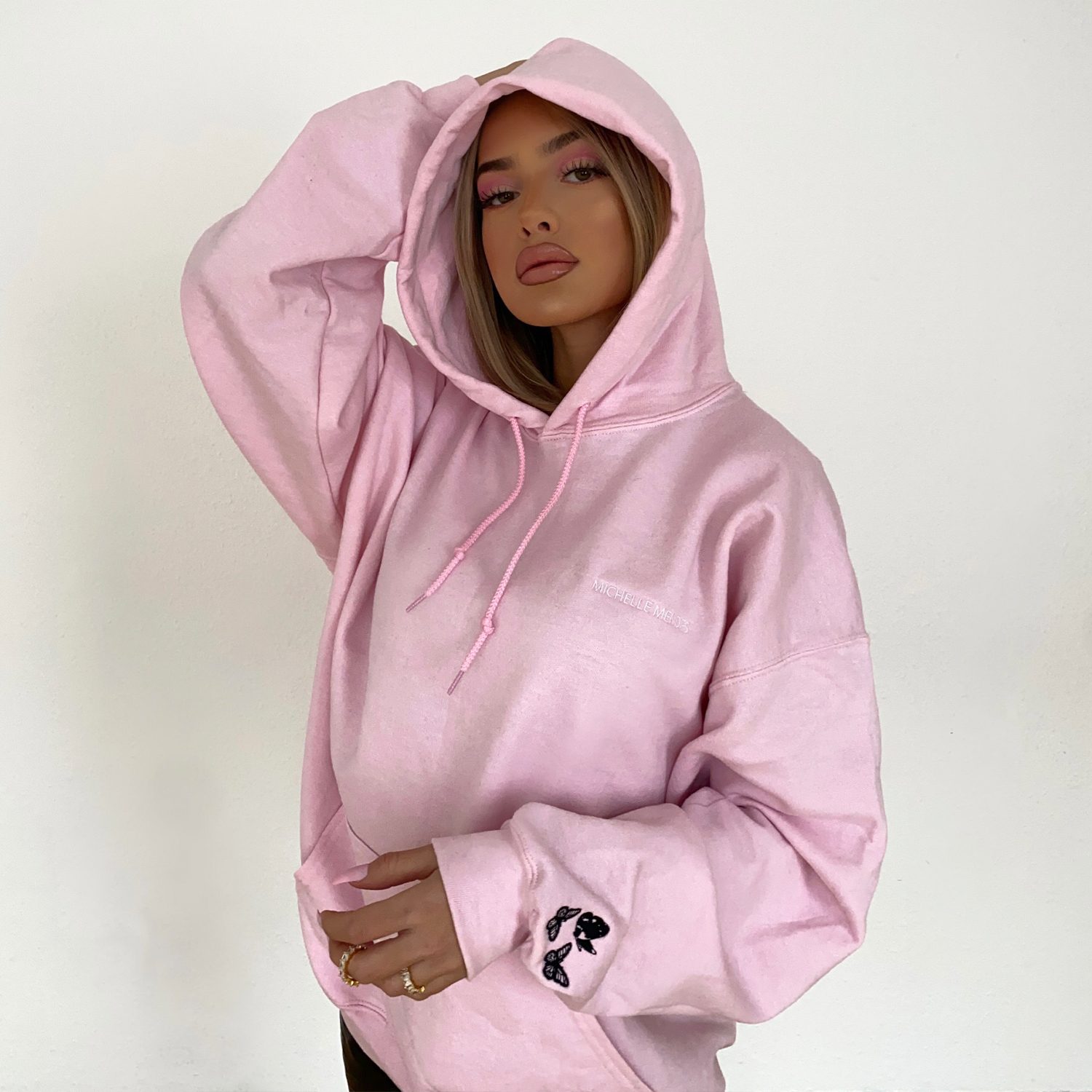Hoodie Schmetterling Rosa | Hoodies | Textiles | Merch and Fashion