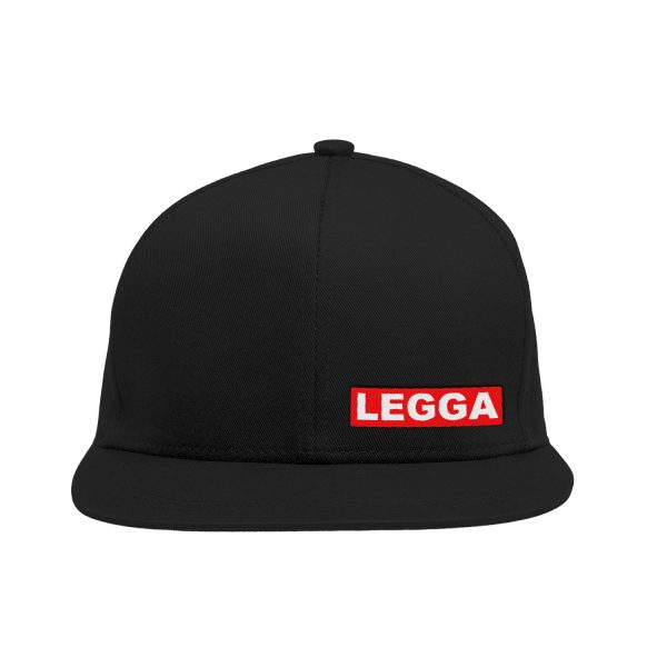 LEGGA Snapback Cap schwarz seitliches Logo