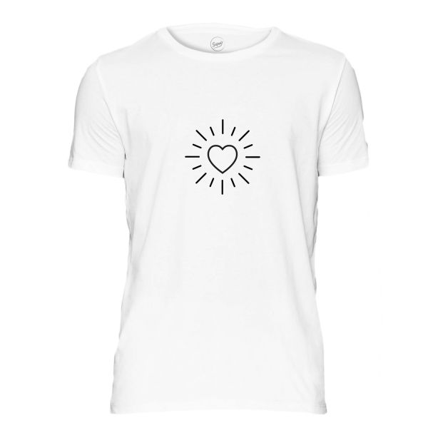 Heart Sun T- Shirt weiß