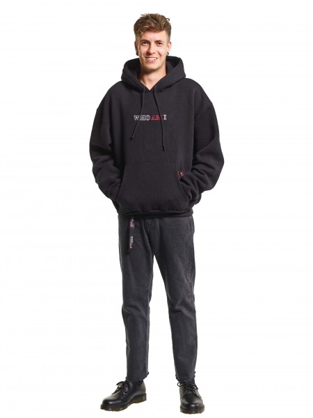 Oversize Hoodie schwarz