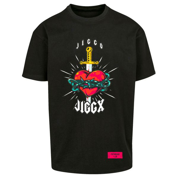 T-Shirt Jiggx Futurekid schwarz