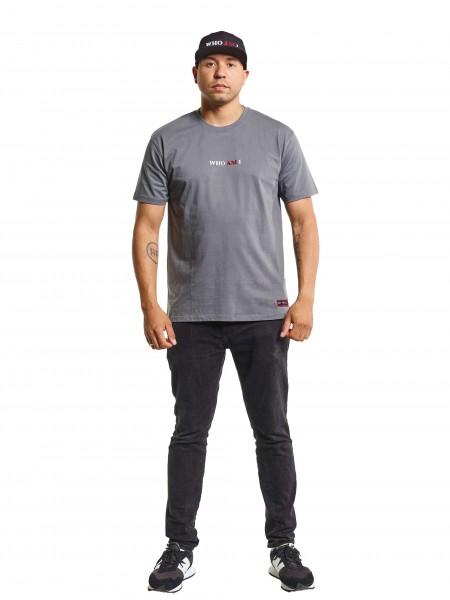 Custom fit T-Shirt grau