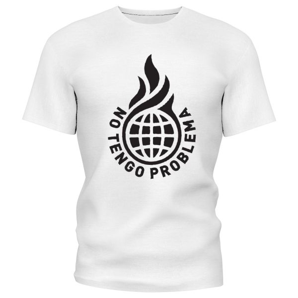 NO TENGO PROBLEMA T-Shirt weiß/schwarz