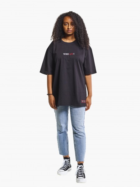 Oversize T-Shirt schwarz