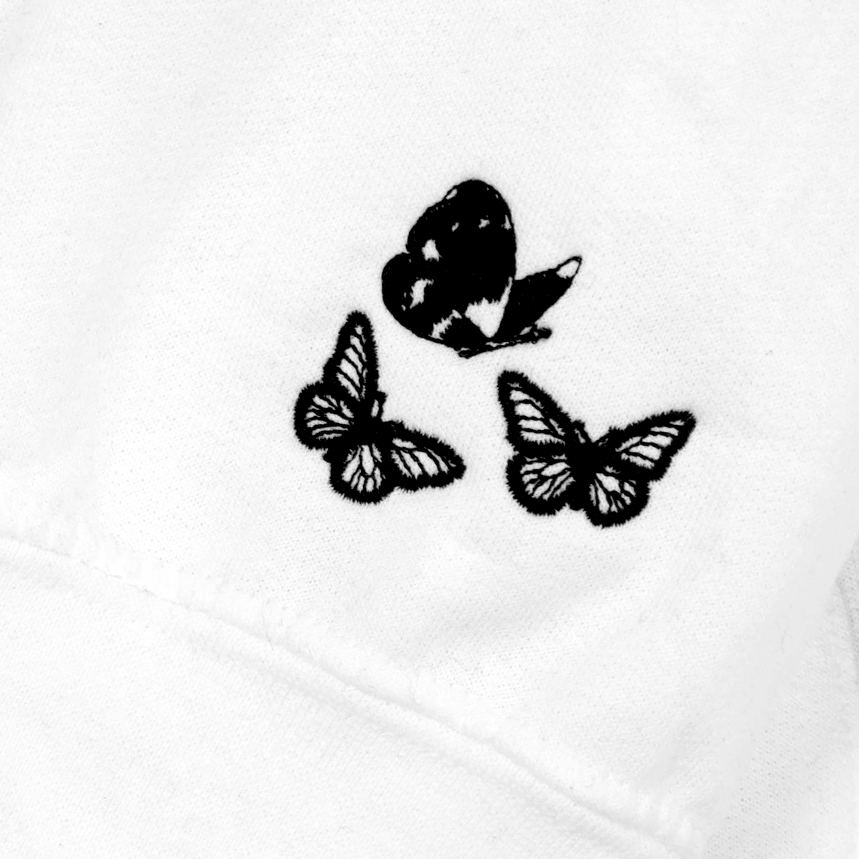 | Schmetterling Merch Weiß | Textiles and Fashion Hoodies | Hoodie